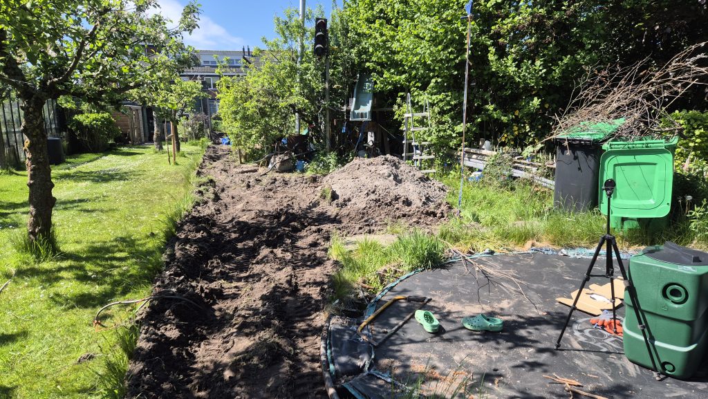 berg grond zwembad