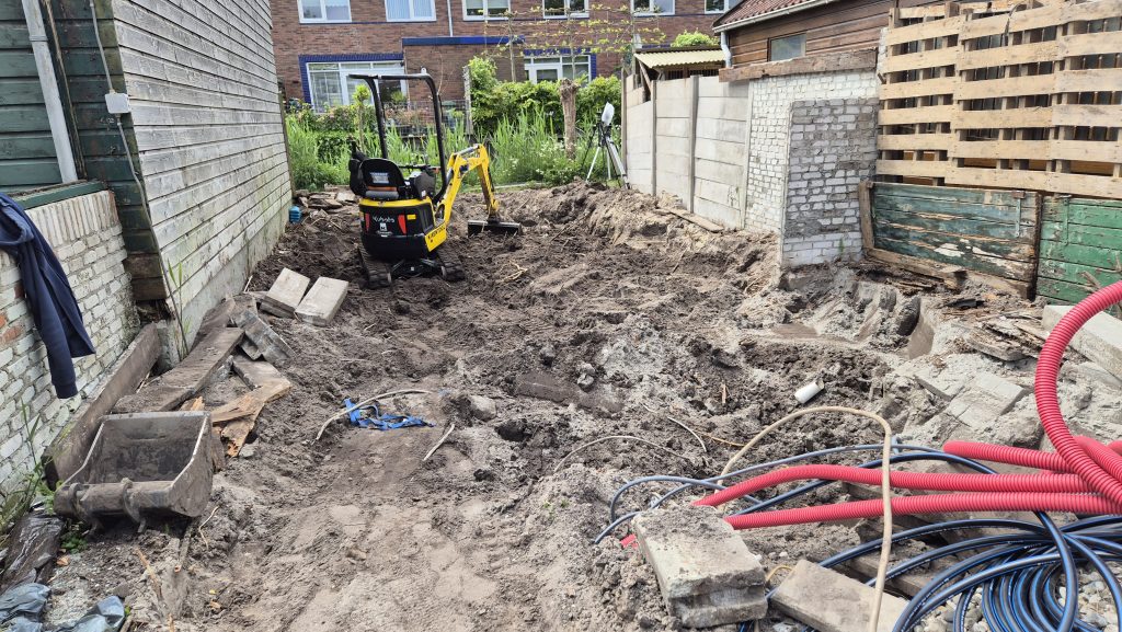 tuin grond en kebels