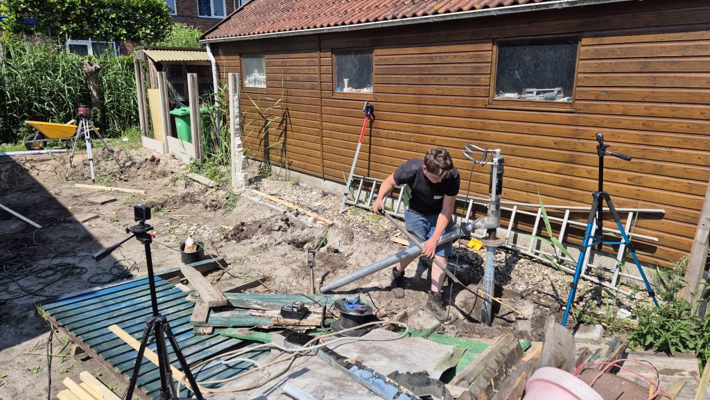 laatste paal in de grond