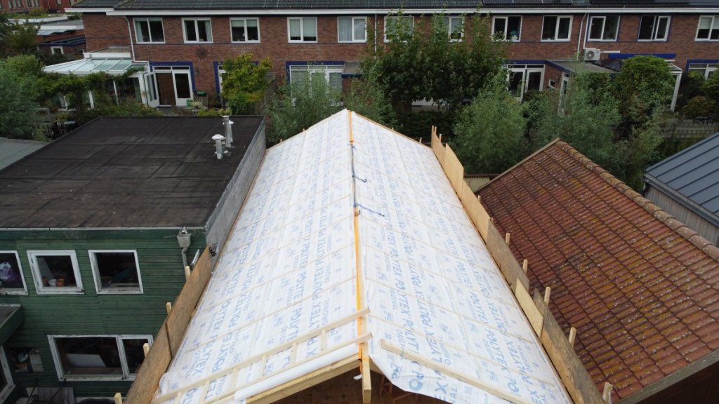dak in de dampfolie