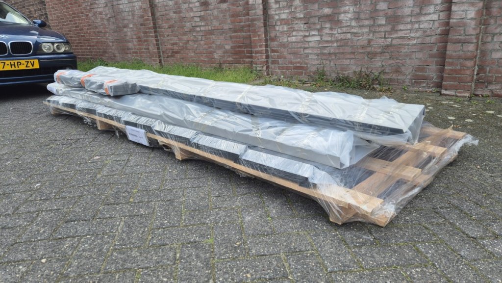 alls onderdelen voor het dak